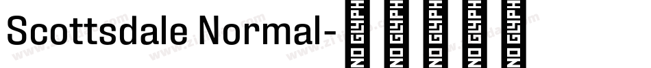 Scottsdale Normal字体转换